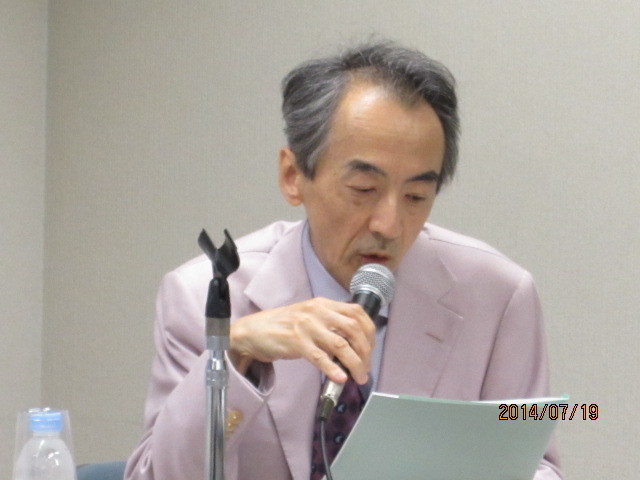 144回例会：第１演題座長の伊藤景樹先生.JPG