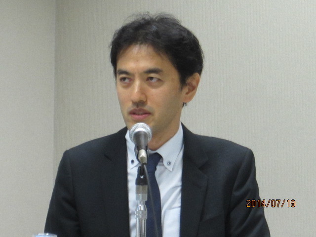 144回例会：第３演題座長の染谷泰寿先生.JPG